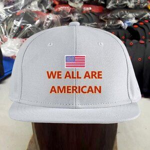 WE ALL ARE AMERICAN MEN'S CAP